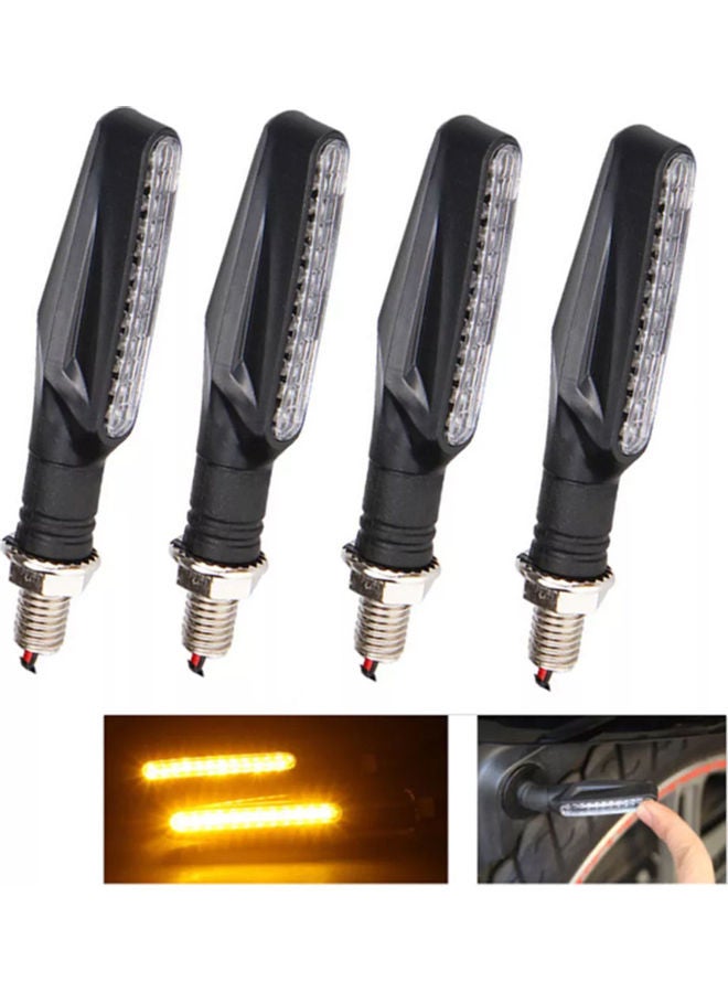 Generic - 4-Piece Motorcycle LED Signal Turning Light - Image 1
