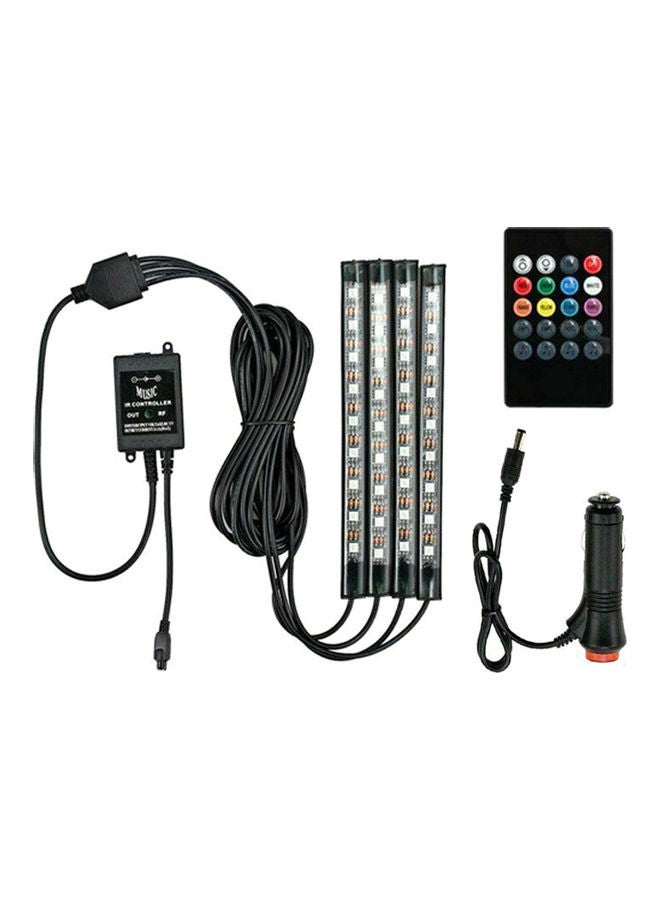 Generic Waterproof Remote Controlled Car Interior Music And RGB LED Strip Light  - Image 3