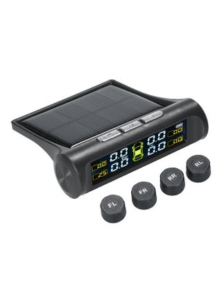 5-Piece Solar Wireless Car Tire Pressure Monitoring System And External Sensor Set - v1611051524/N43801639A_1