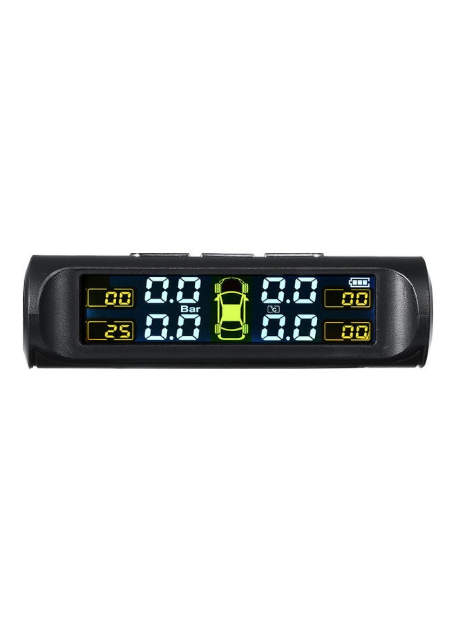 Generic - 5-Piece Solar Wireless Car Tire Pressure Monitoring System And External Sensor Set - Image 1