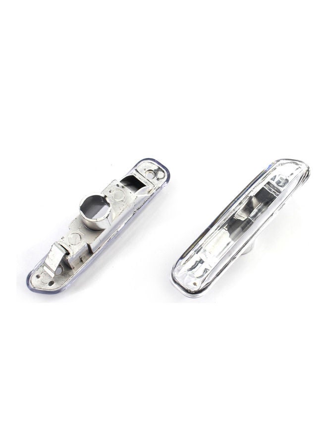Generic 2-Piece LED Side Maker Lights Turn Signal Lamp Assembly Replacement For BMW E46  - Image 1