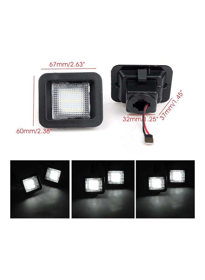 Generic 2-Piece LED License Plate Light For Ford F150 (2015-2018)  - Image 2