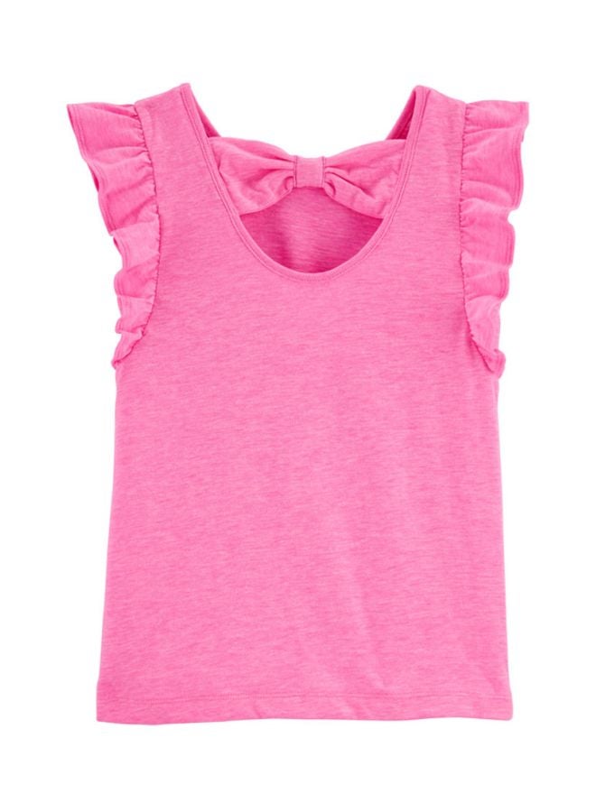 carter's Neon Glitter Seashell Jersey Tee Bright  - Image 2