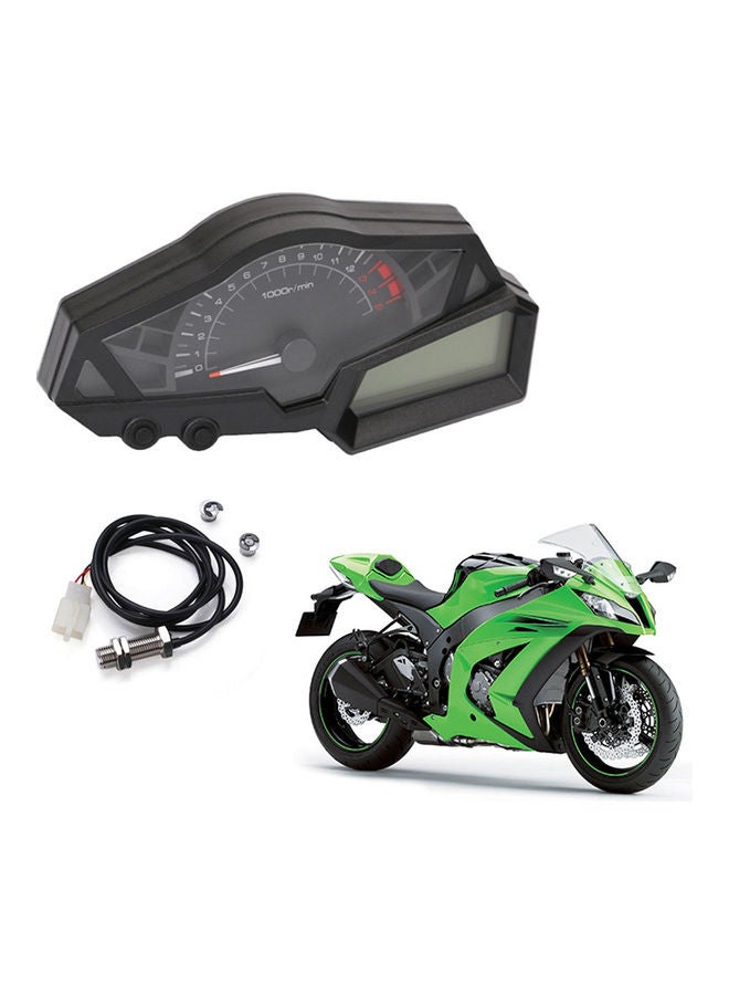 Generic Universal Motorcycle Speedometer With Fitting Kit - Image 3