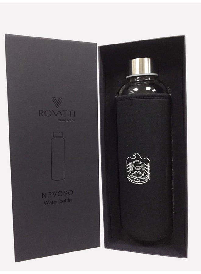 ROVATTI Glass Water Bottle With Cover Clear - Image 4