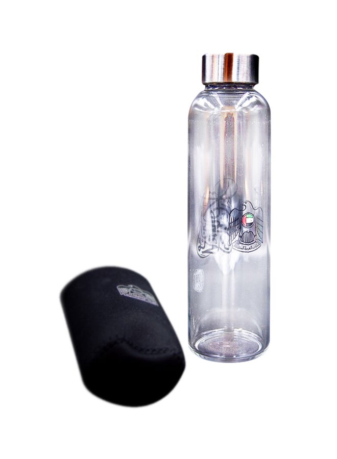 ROVATTI Glass Water Bottle With Cover Clear - Image 3