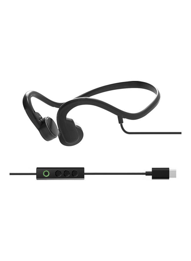 Wired In-Ear Earphones Black - Image 1