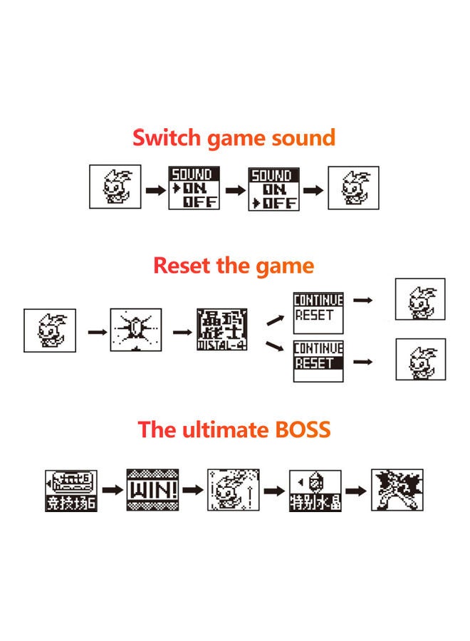 Digital Pocket Monsters Electronic Pet Game Machine Mini - Image 3