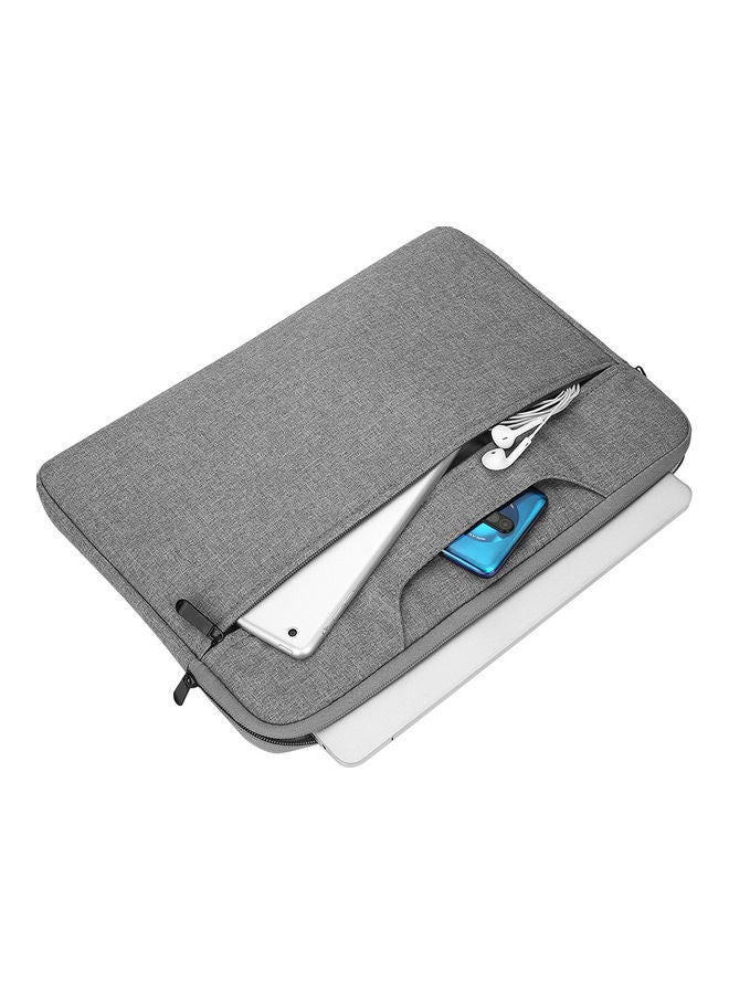 Protective Bag For 15.6-Inch Laptops Light Grey - Image 4