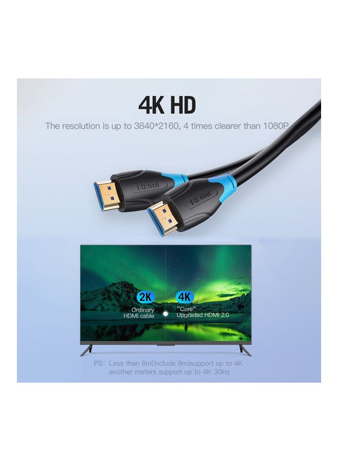 فينشن كابل HDMI من ذكر إلى ذكر أسود - Image 2