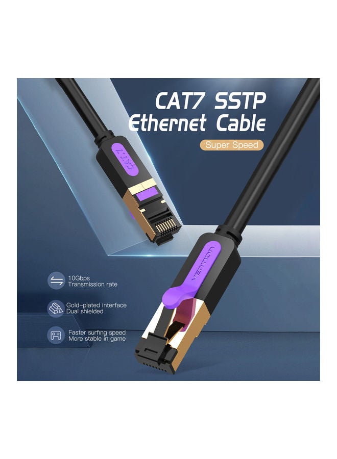 فينشن كابل إيثرنت كات 7 SSTP أسود - Image 5