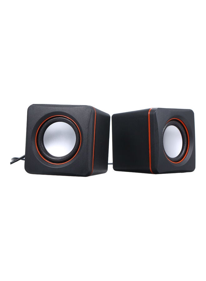 Desktop Speakers Black/Red - Image 3