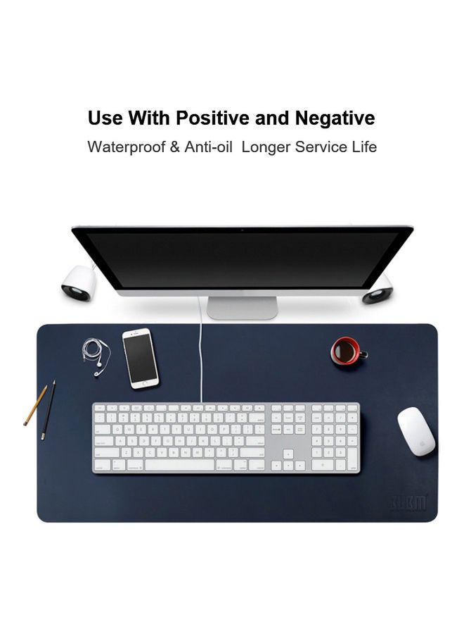 BUBM PU Leather Mousepad Sapphire  - Image 2