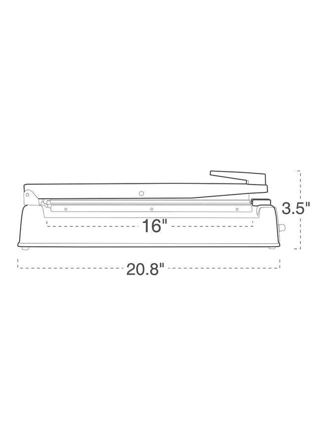 Manual Impulse Hand Sealer PSF400 With 2 Sets Replacement Kit Blue 40cm - Image 2