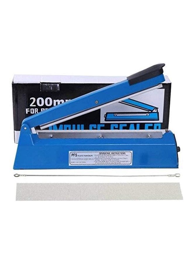 Generic - Manual Impulse Hand Sealer  With 2 Replacement Kit Blue 20centimeter - Image 1