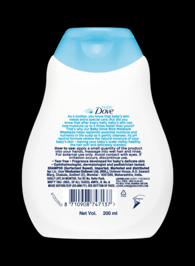 Baby Dove Rich Moisture Baby Shampoo  - Image 2