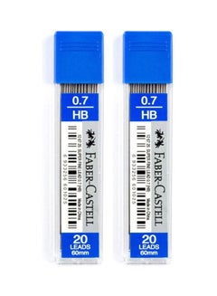FABER-CASTELL 40-Piece HB Super Fine Mechanical Pencil Lead Set Black  - Image 1