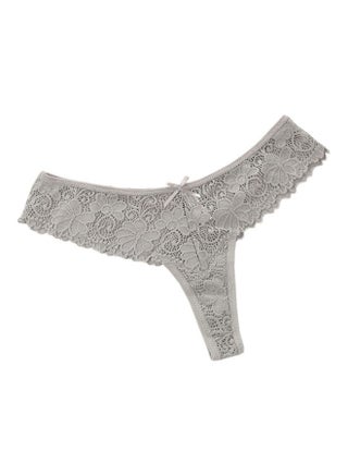 Lace Detail G-String Thong Grey - v1611074871/N43788295V_1