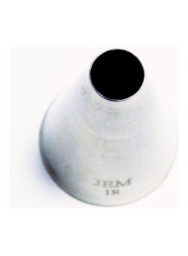 PME - Jem No 1R Round Savoy Cake Decoration Nozzle Silver - Image 1
