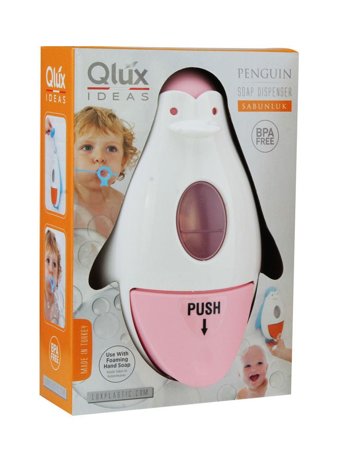 Penguin Soap Foam Dispenser Pink/White 10x23.5x16cm - v1611082788/N43809532A_2