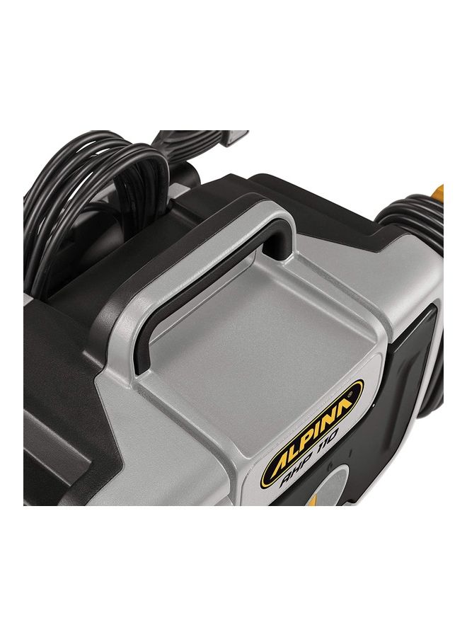 Alpina Electric Portable High Pressure Washer For Home Garden & Cars 110 Bar 1400 Watts Black/Grey - Image 3