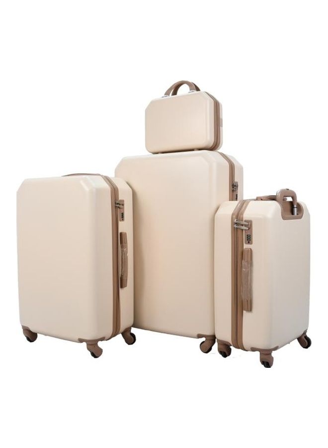 مورانو طقم حقائب سفر بعجلات مكون من 5 قطع بيج - Image 2