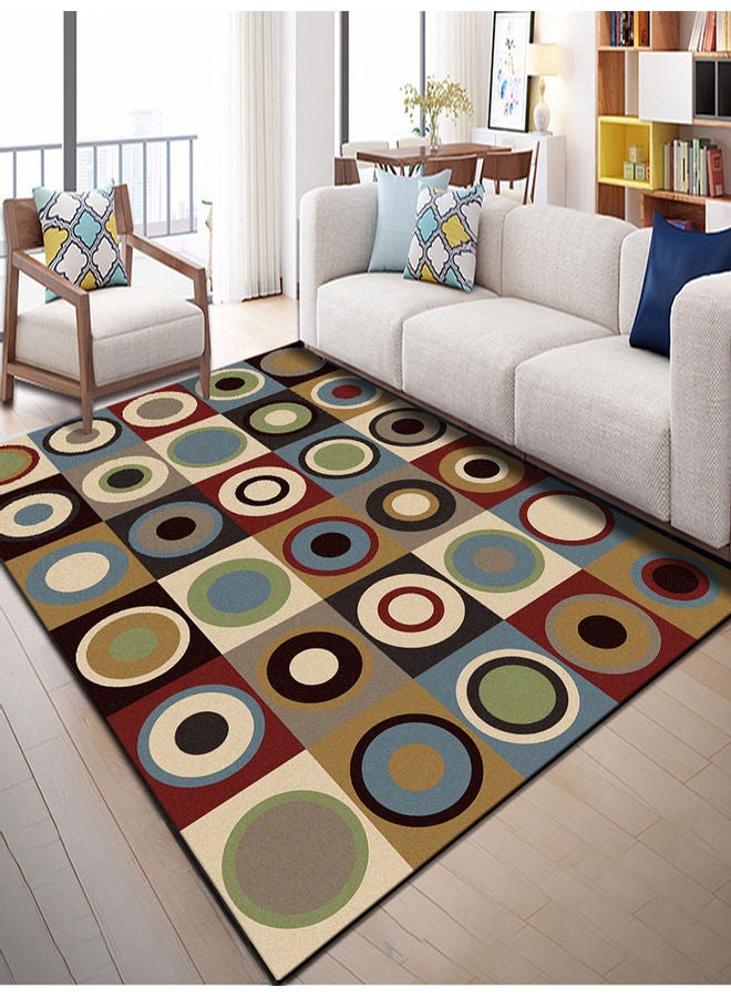 1 Pieces Home Floor Mat Brown 80x120cm  - Image 1