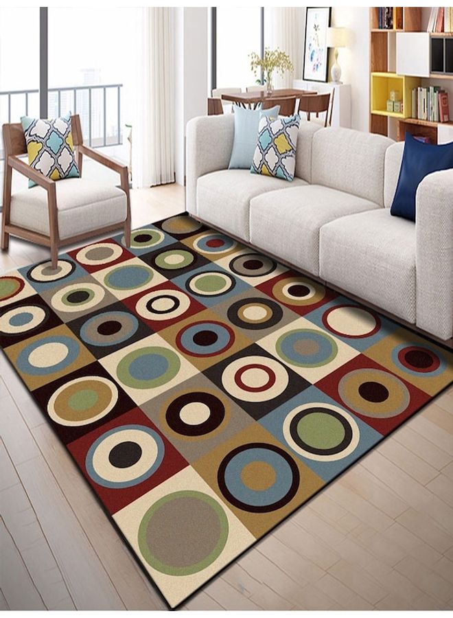 1 Pieces Home Floor Mat Brown 80x120cm  - Image 2
