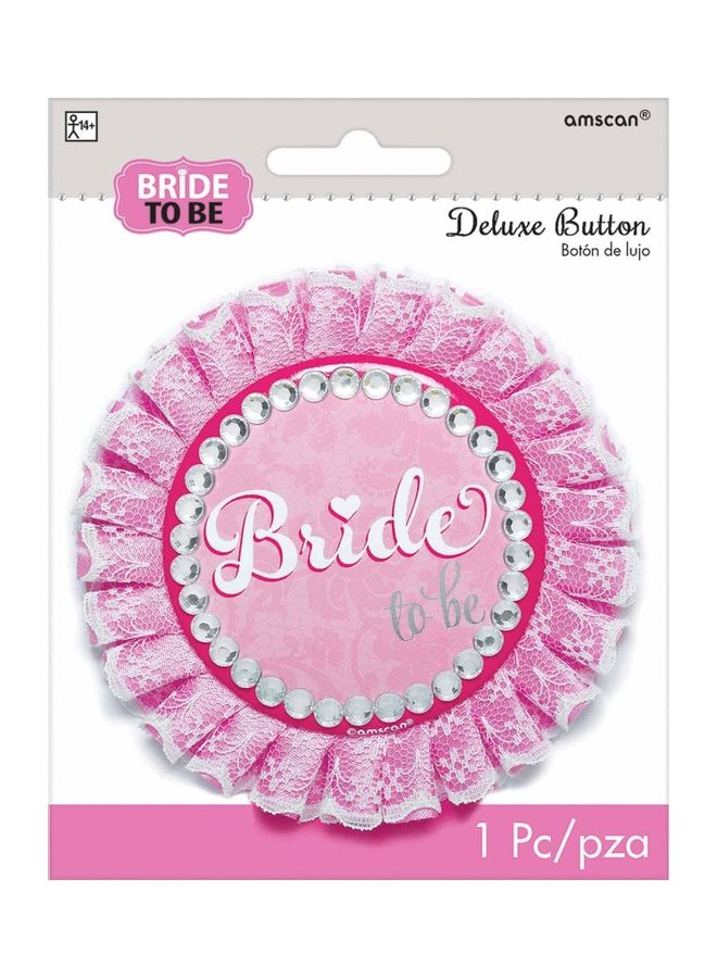 Amscan Elegant Bride Deluxe Button