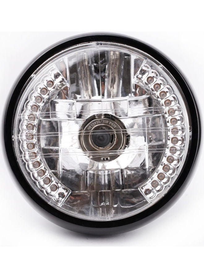 Generic Halo Motorcycle Headlight with H4 Bulb  - Image 3