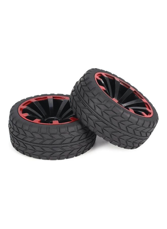 Generic - 4-Piece Of Off-road Wheel Rim And Tires 14 x 14 x 3.5cm - Image 1