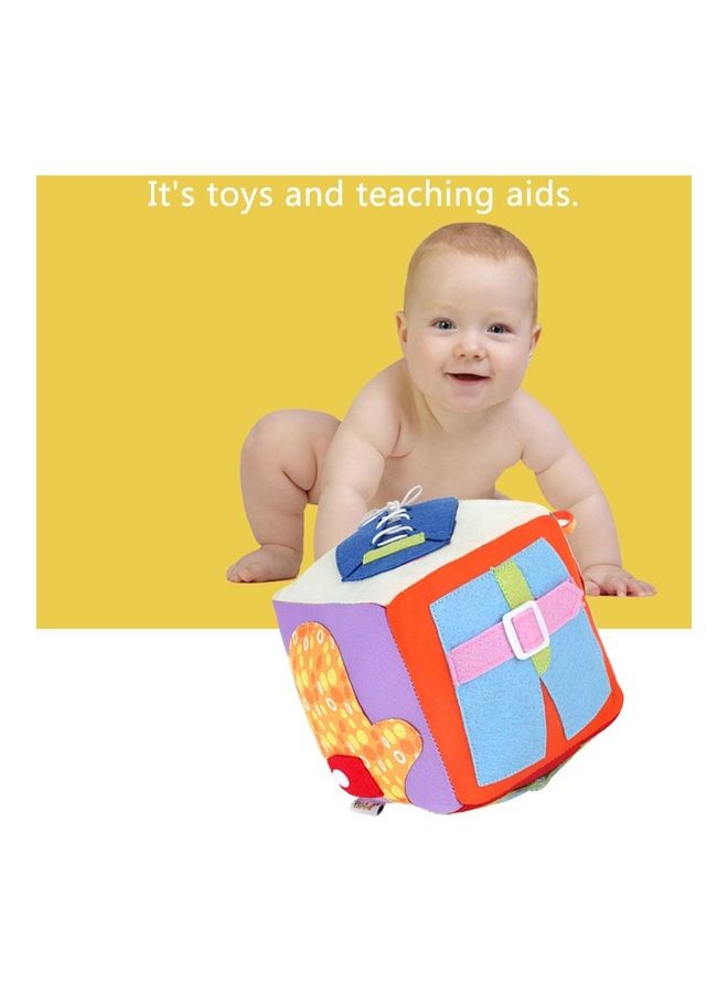 Learn To Dress Cube Stuffed Toys 15x15x15cm - Image 1