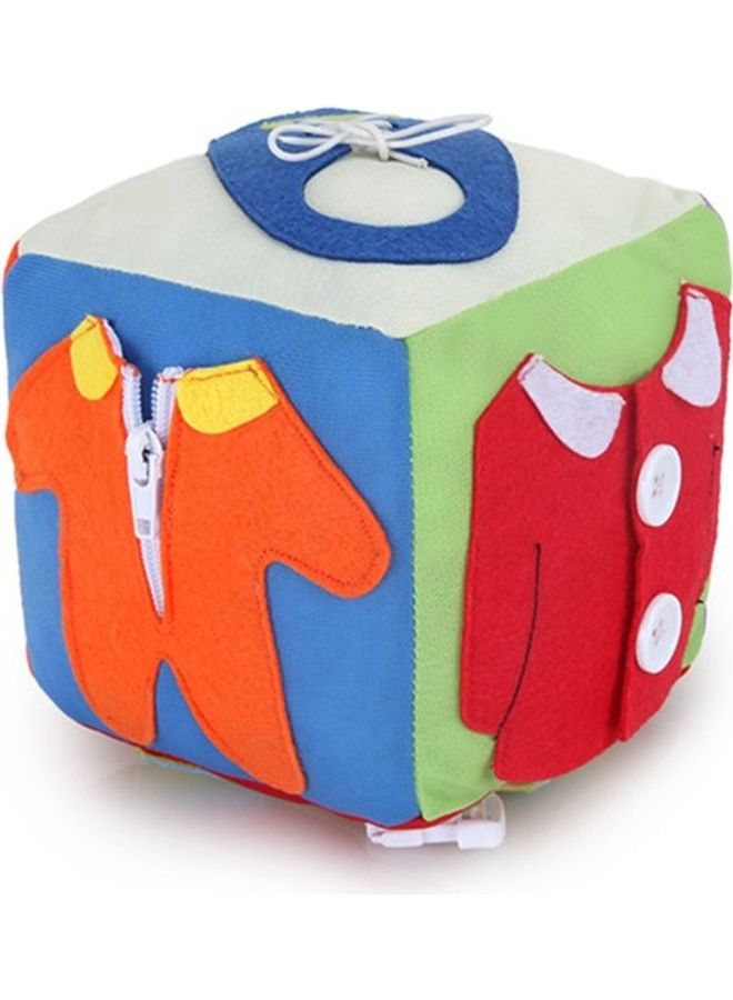 Learn To Dress Cube Stuffed Toys 15x15x15cm - Image 2