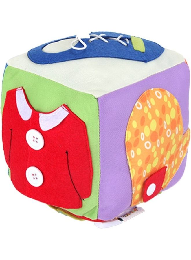 Learn To Dress Cube Stuffed Toys 15x15x15cm - Image 5