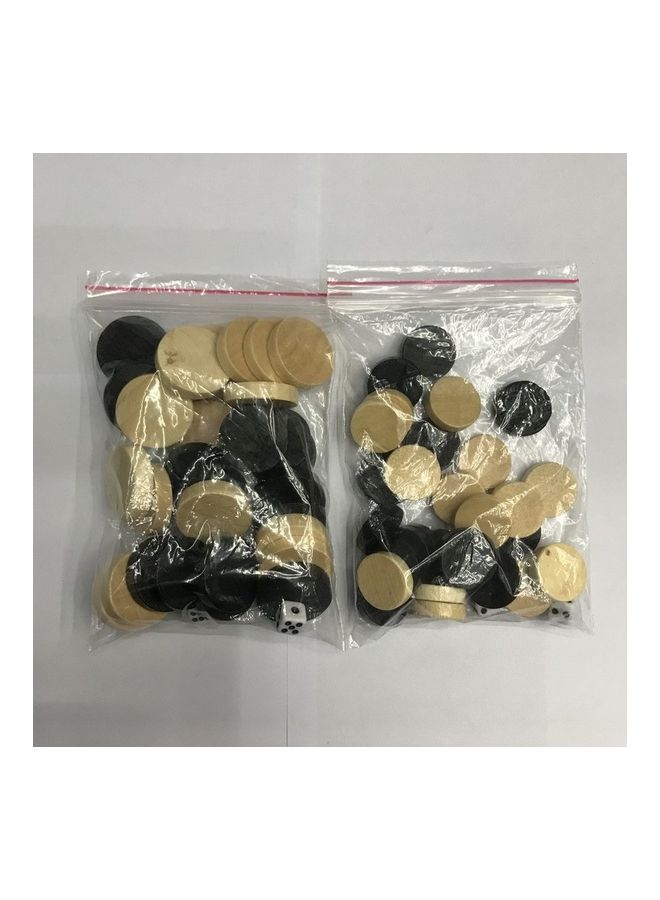 Natural Wooden Chess Piece 6 x 8 x 3cm - Image 1