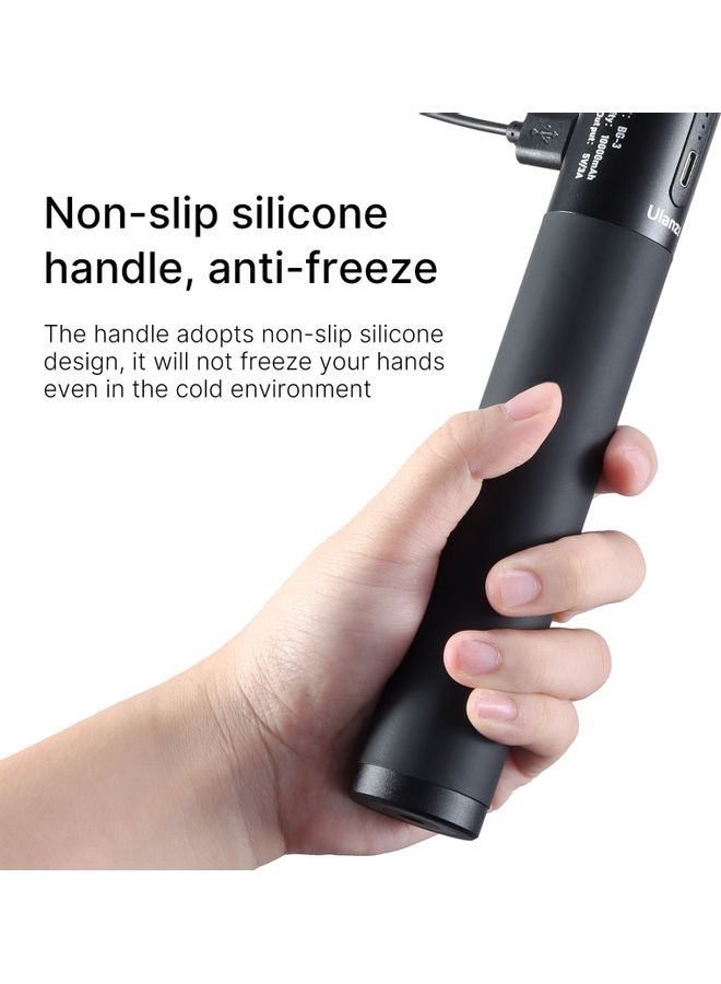 BG-3 Power Bank with Mini Tripod Compatible Black