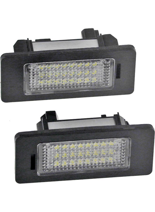 Generic 2-Piece Car LED License Plate Lamp for BMW Cars  - Image 1