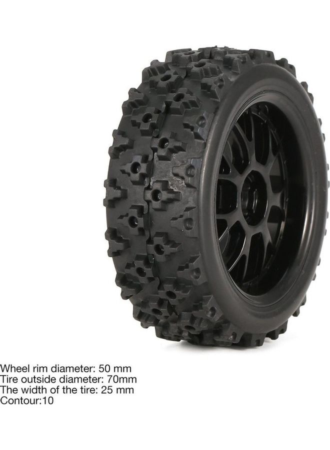 4-Piece Of Star Off-road Wheel Rim And Tires 14 x 14 x 3.5cm  - Image 4