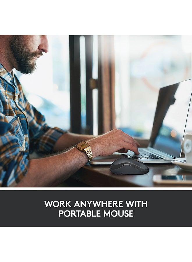 Logitech - M220 Wireless Mouse, Silent Buttons, 2.4 GHz With USB Mini Receiver, 1000 DPI Optical Tracking, 18 Month Battery Life, Ambidextrous PC / Mac / Laptop Blue - Image 1