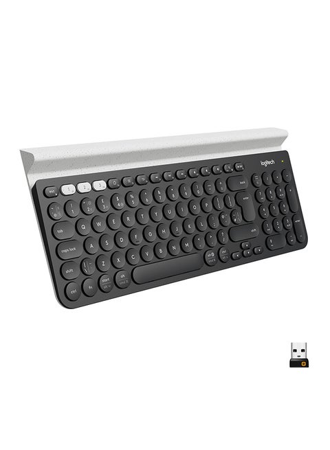 K780 Multi-Device Wireless Keyboard 2.4GHz and Bluetooth Black