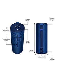Ultimate Ears Boom 3 Wireless Bluetooth Speaker Lagoon Blue  - Image 4