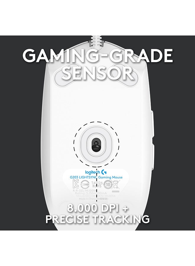 Logitech - G203 Lightsync Gaming Mouse - Image 1