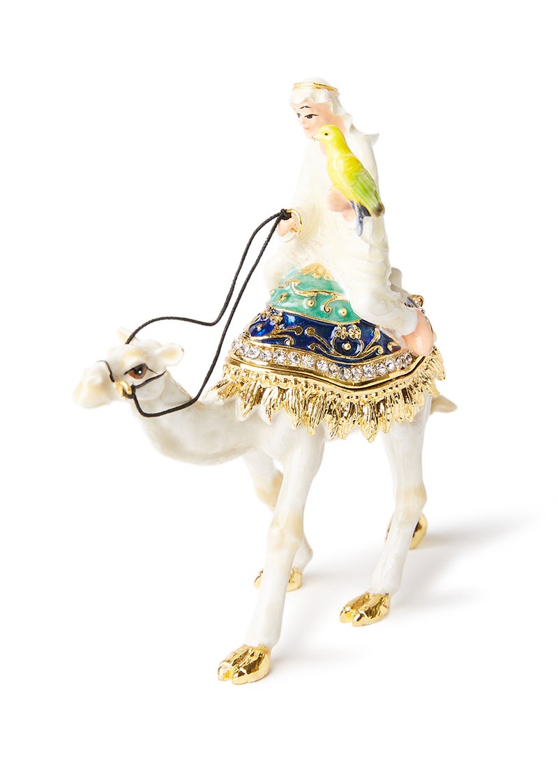 Al Jaber - Gold Plated Camel Shaped Jewelry Box Multicolour - Image 1
