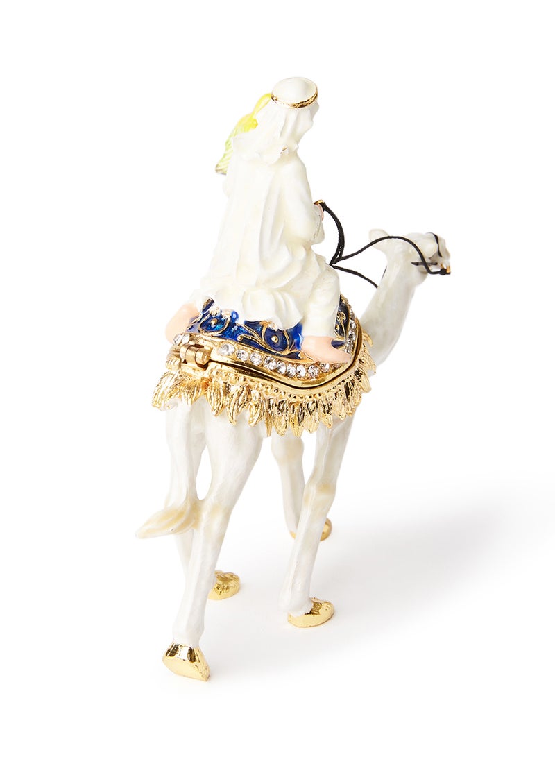 Al Jaber - Gold Plated Camel Shaped Jewelry Box Multicolour - Image 1