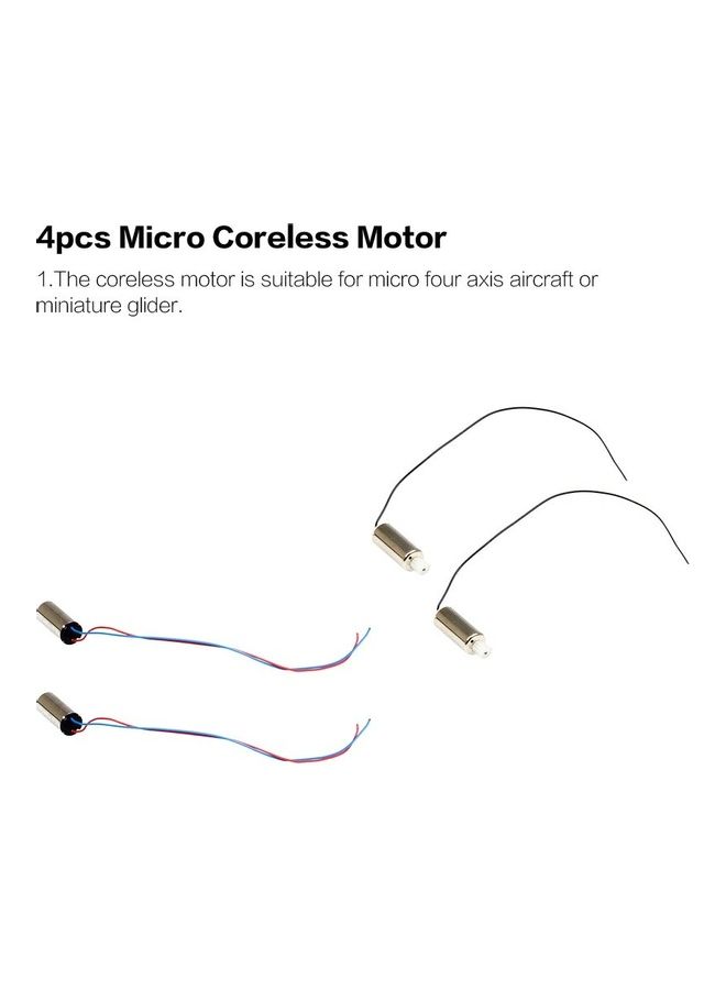 Generic - 4-Piece Of Micro Coreless Motor For RC Drone 7 x 10 x 1cm - Image 1