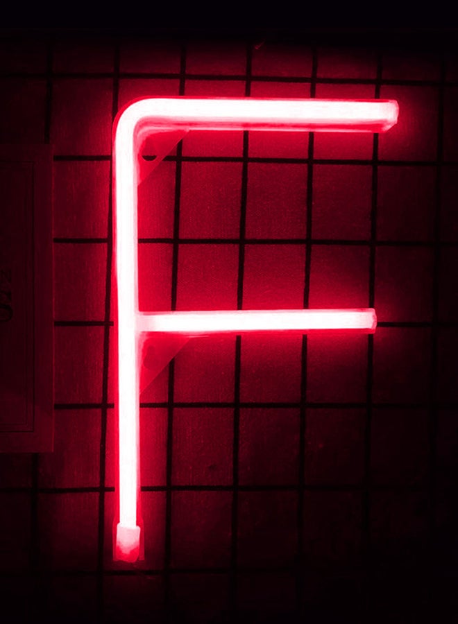 Salla LED Neon Flex Letter Light F Transparent 18x30cm - Image 4
