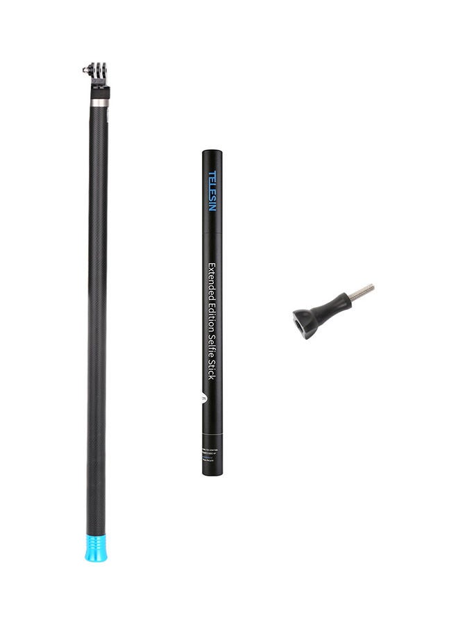 TELESIN - Lightweight Extendable Handheld Pole Monopod Black - Image 1