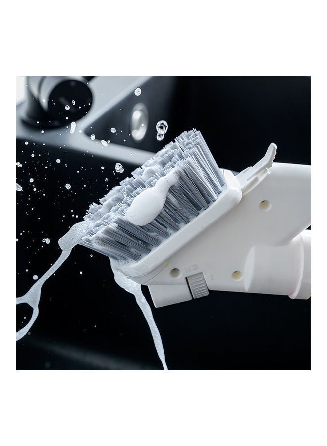 Water Spray Cleaning Brush Set White 26*10.5*14.5cm - Image 2