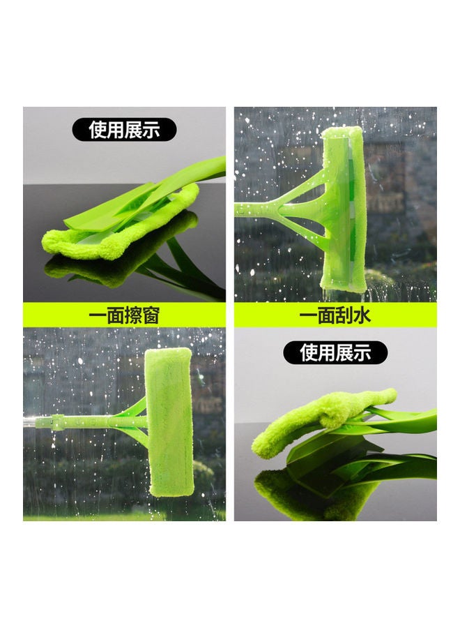 Double-Sided Window Cleaner Rod With Scraper Tool Green 1kg - Image 5