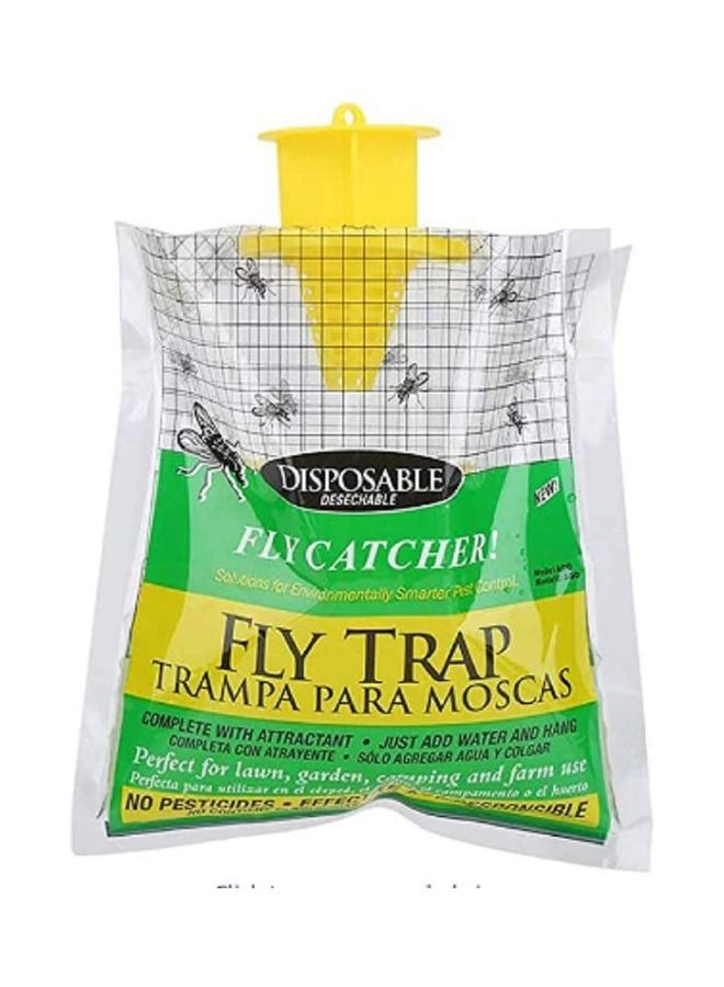 5-Piece Disposable Fly Trap Catcher Set Multicolour 1cm - Image 1